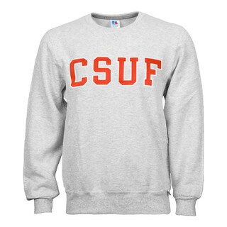 CSUF Fusion Fleece Crew - Ash